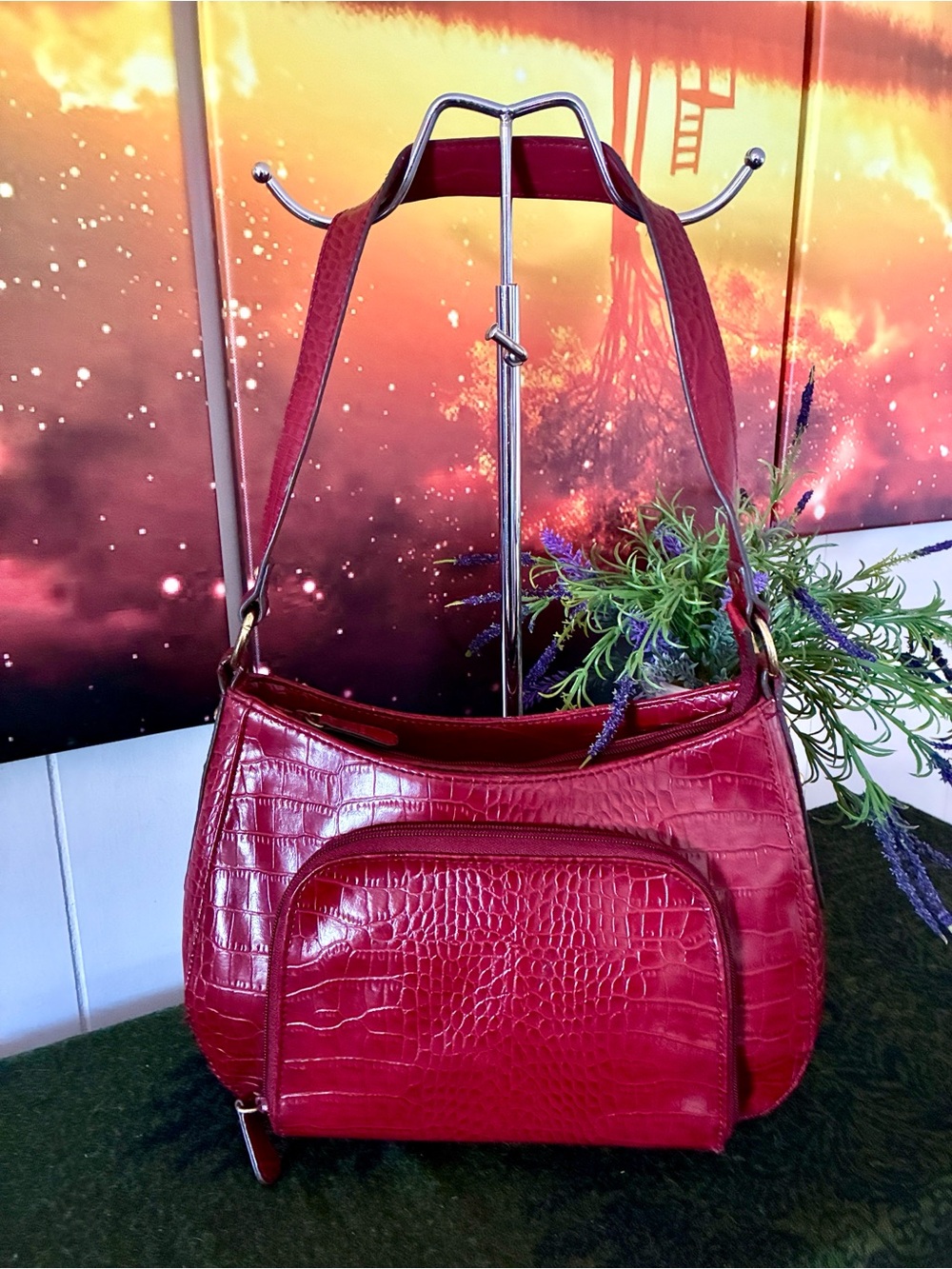 Liz Claiborne Crazy Horse Shoulder Bag